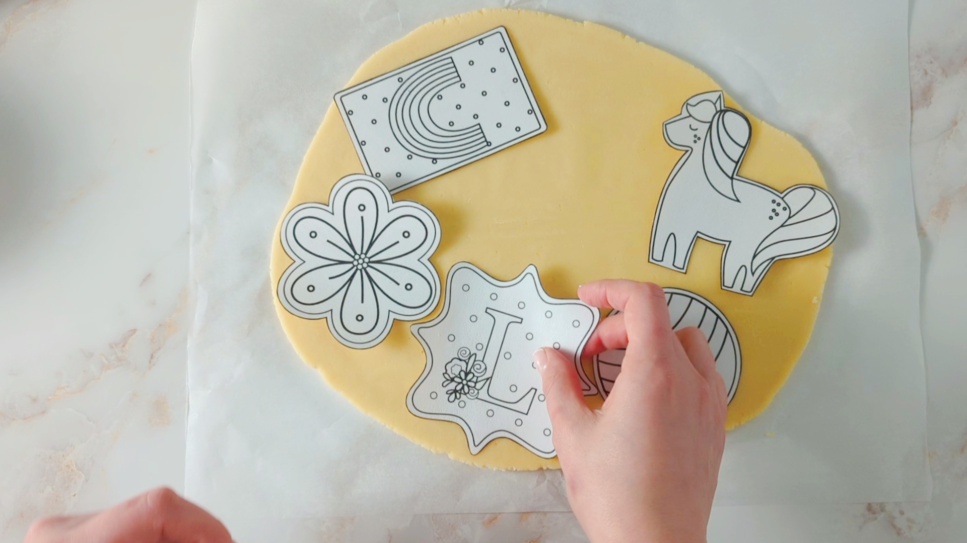 Preparado de la masa. Cortado y horneado