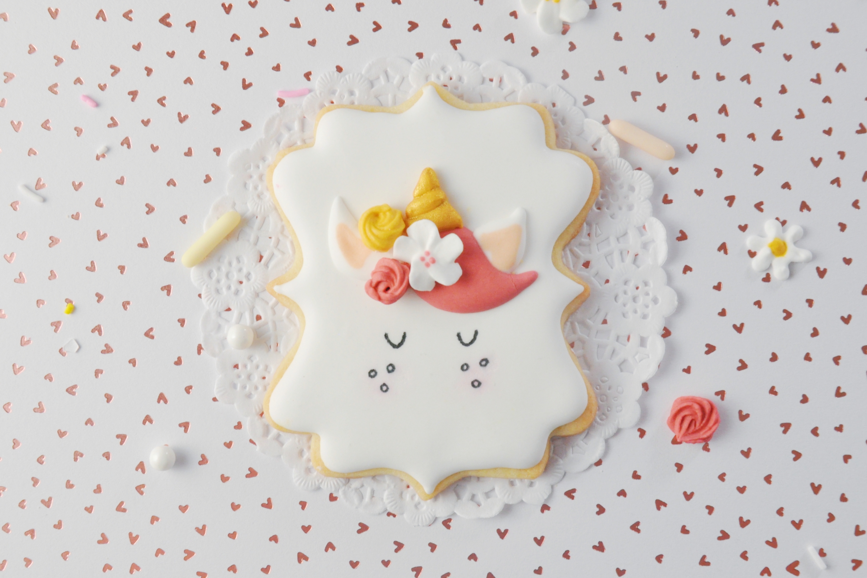 Decorado final carita de unicornio