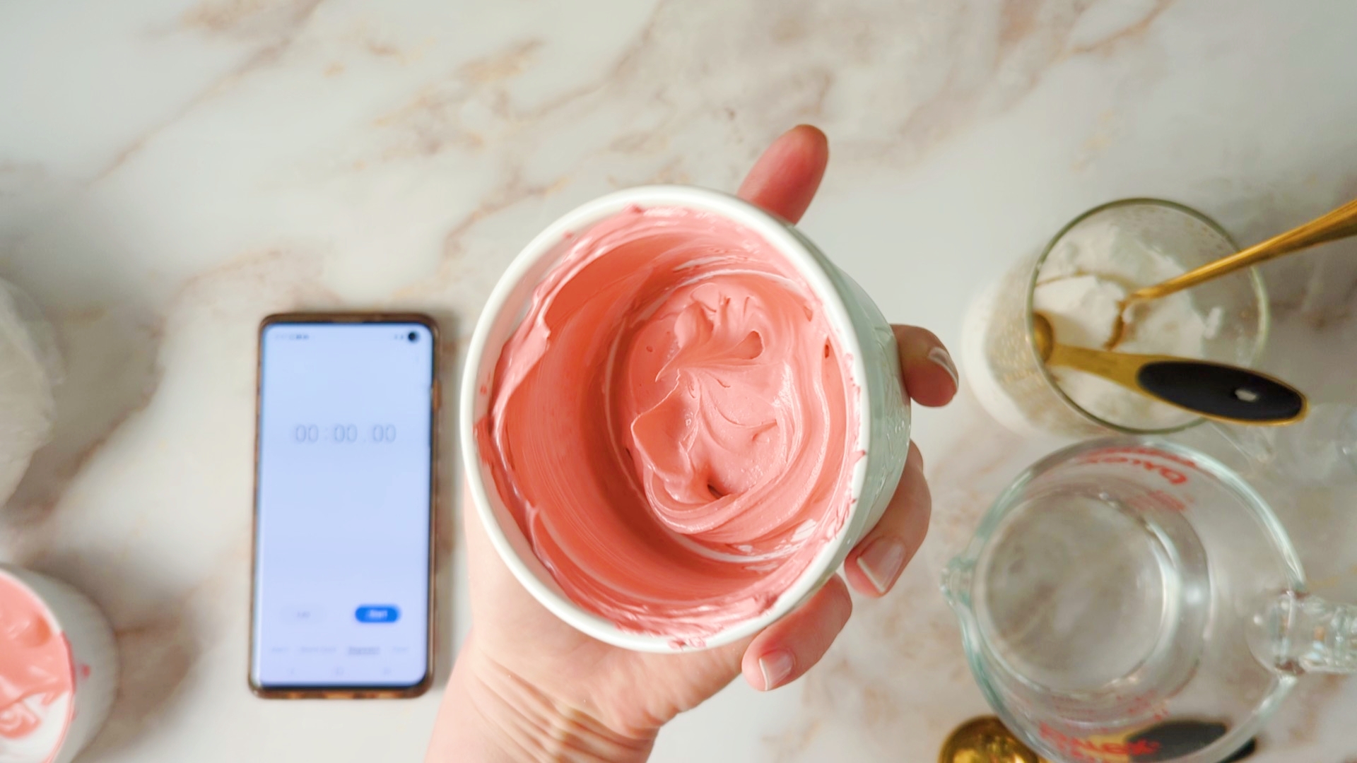 Consistencias del glasé