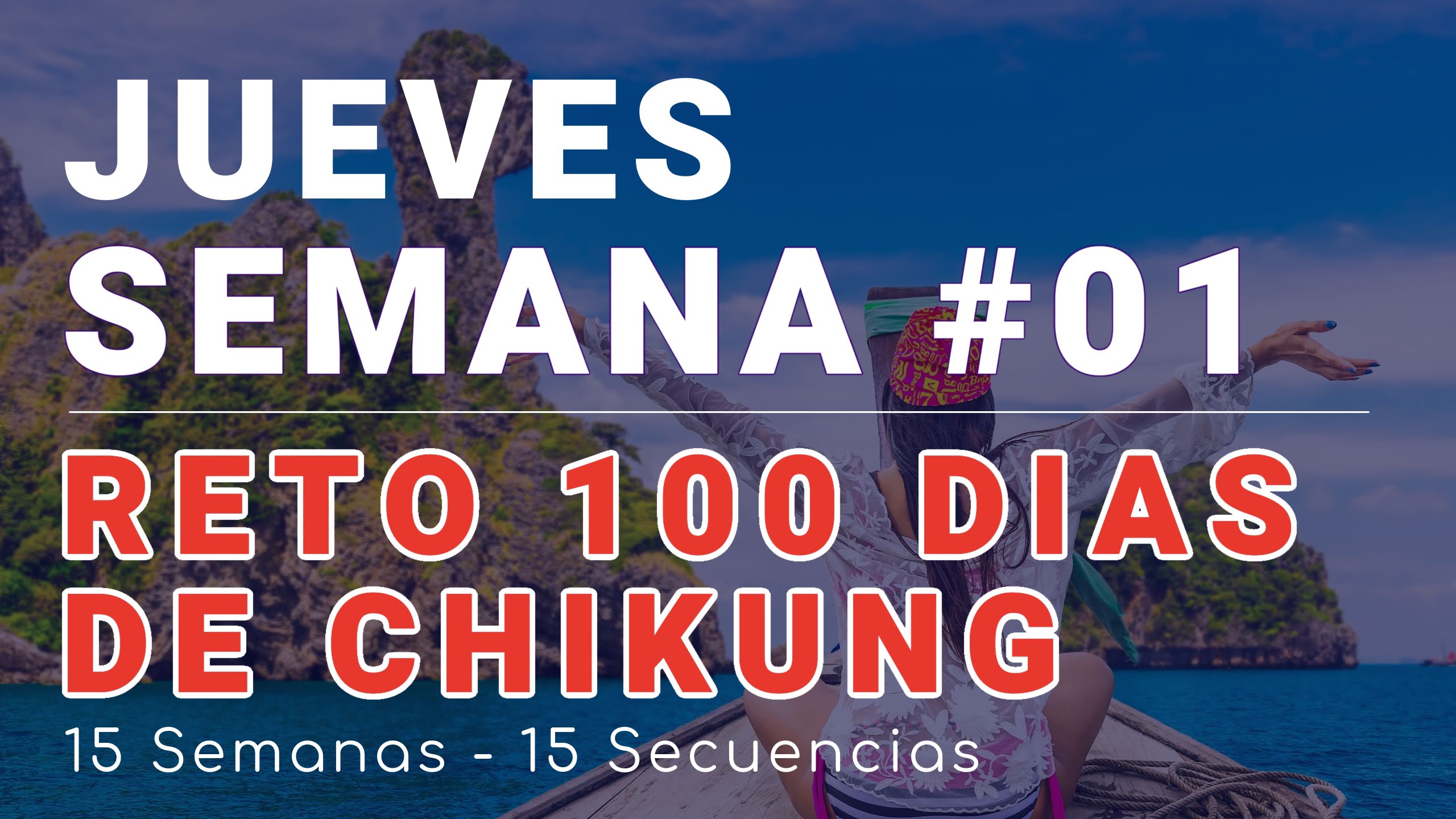 #004 Semana 1 Jueves: Dibujar el Arcoiris del Reto 100 Dias de Chi Kung