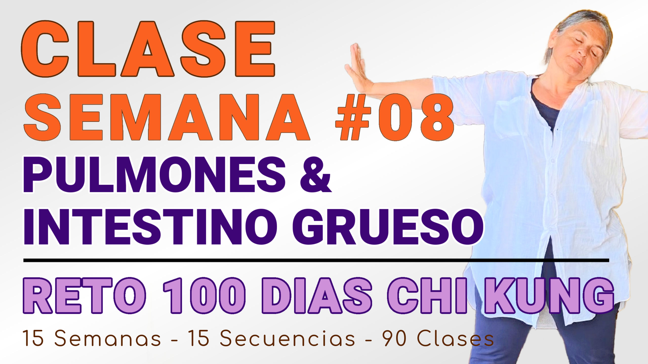 #048 Semana 08 Clase COMPLETA Pulmones e Intestino Grueso. Reto 100 Dias