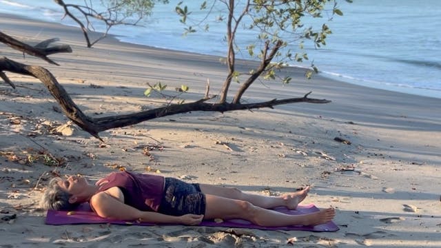 13 min Yoga nidra on the beach