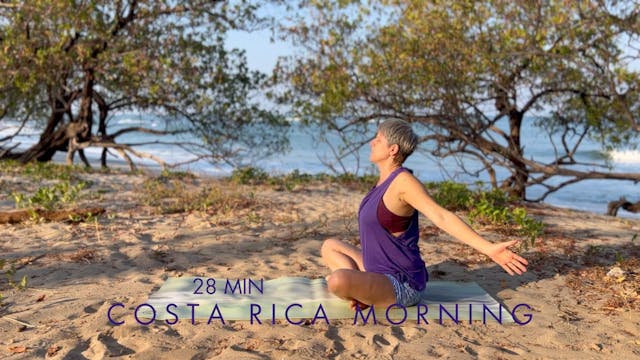 Costa Rican morning gentle hatha