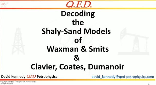 Decoding Two Shaly-Sands Models