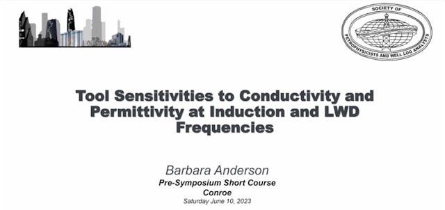 Tool Sensitivities to Conductivity + Permitivity at Induction & LWD Frequencies