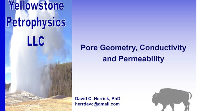 Pore Geometry, Conductivity & Permeability