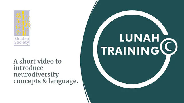 Lunah Training introduction to neurodiversity concepts & language