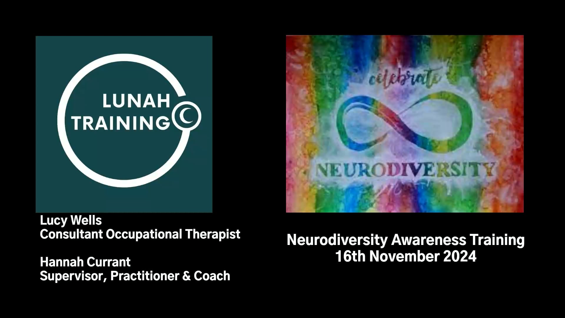 16th November Part 1) Introduction to neurodiversity workshop