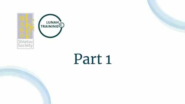 PART 1 Shiatsu Society Jan 26 - Neurodiversity Awareness Training