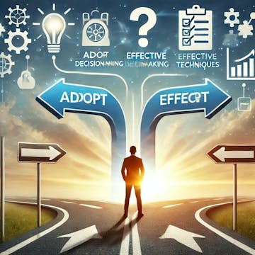 Adopt Effective Decision-Making Techniques