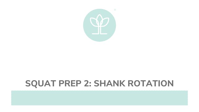 Squat Prep 2: Shank Rotation