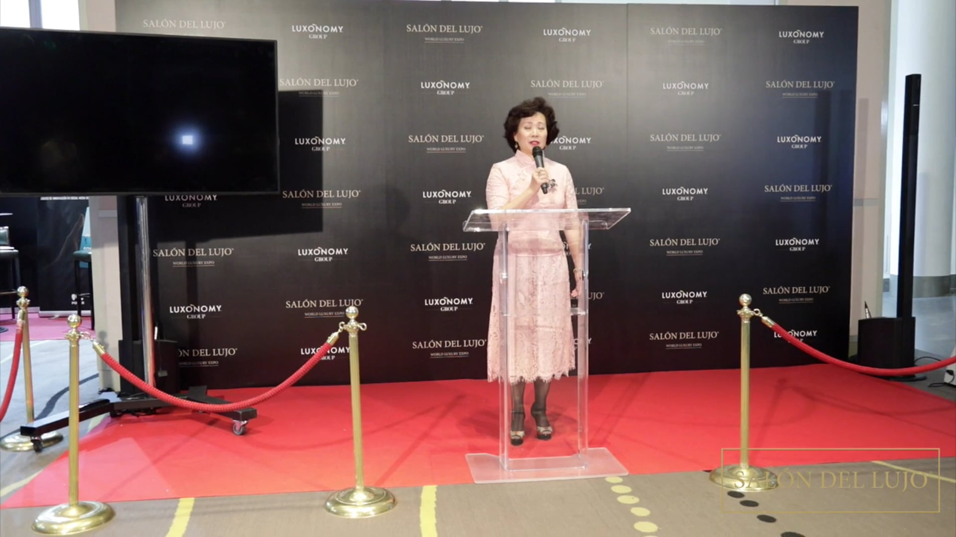 Intervención de Margaret Chen, Presidenta de Honor China Club, en Salón del Lujo