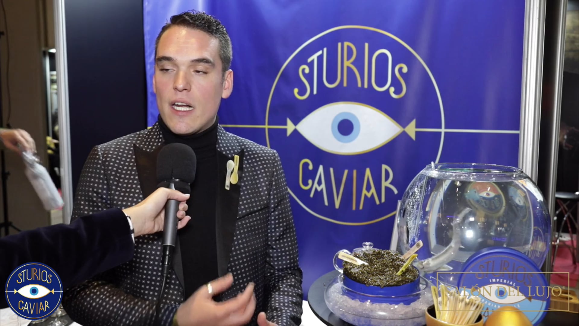 Entrevista a Diego Benítez (Sturios Caviar) en Salón del Lujo 2019 en Madrid