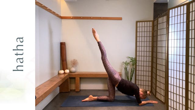 Yoga Barre Fusion Squats Rebecca Johnston maa yoga wellness