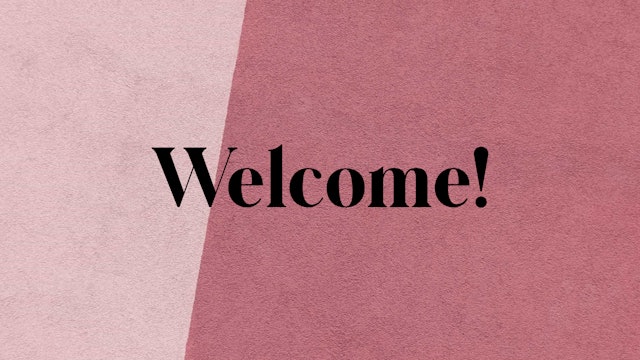Welcome! 