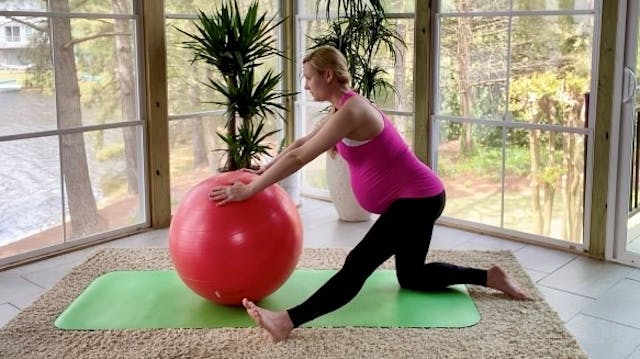 Stability Ball Work - Week 36