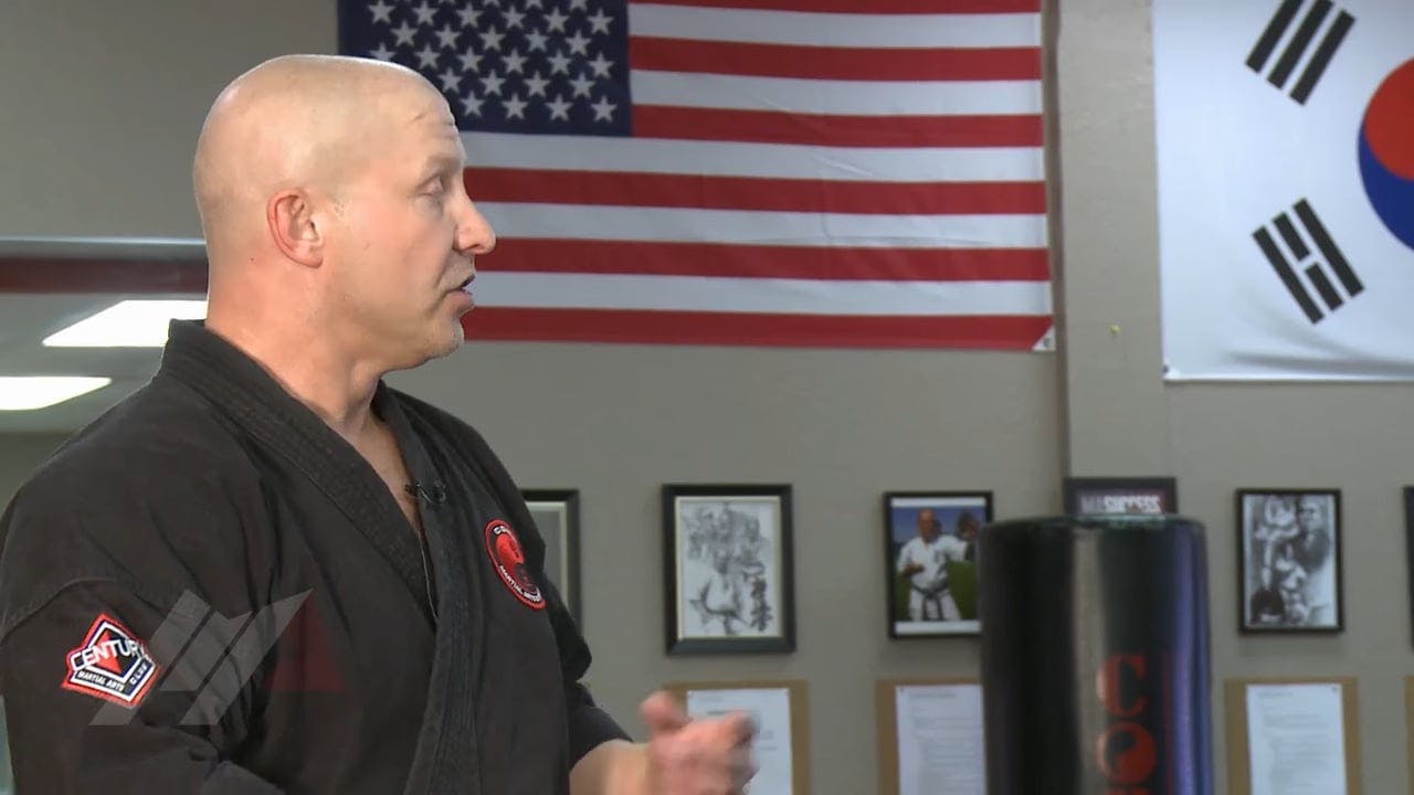 Michael Kramp Peg Leg Ladder Martial Arts Drills