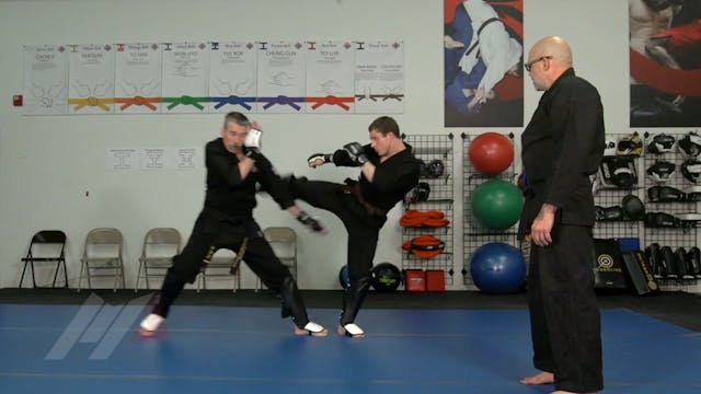 John Hackleman - Leg Catch Kick Defense