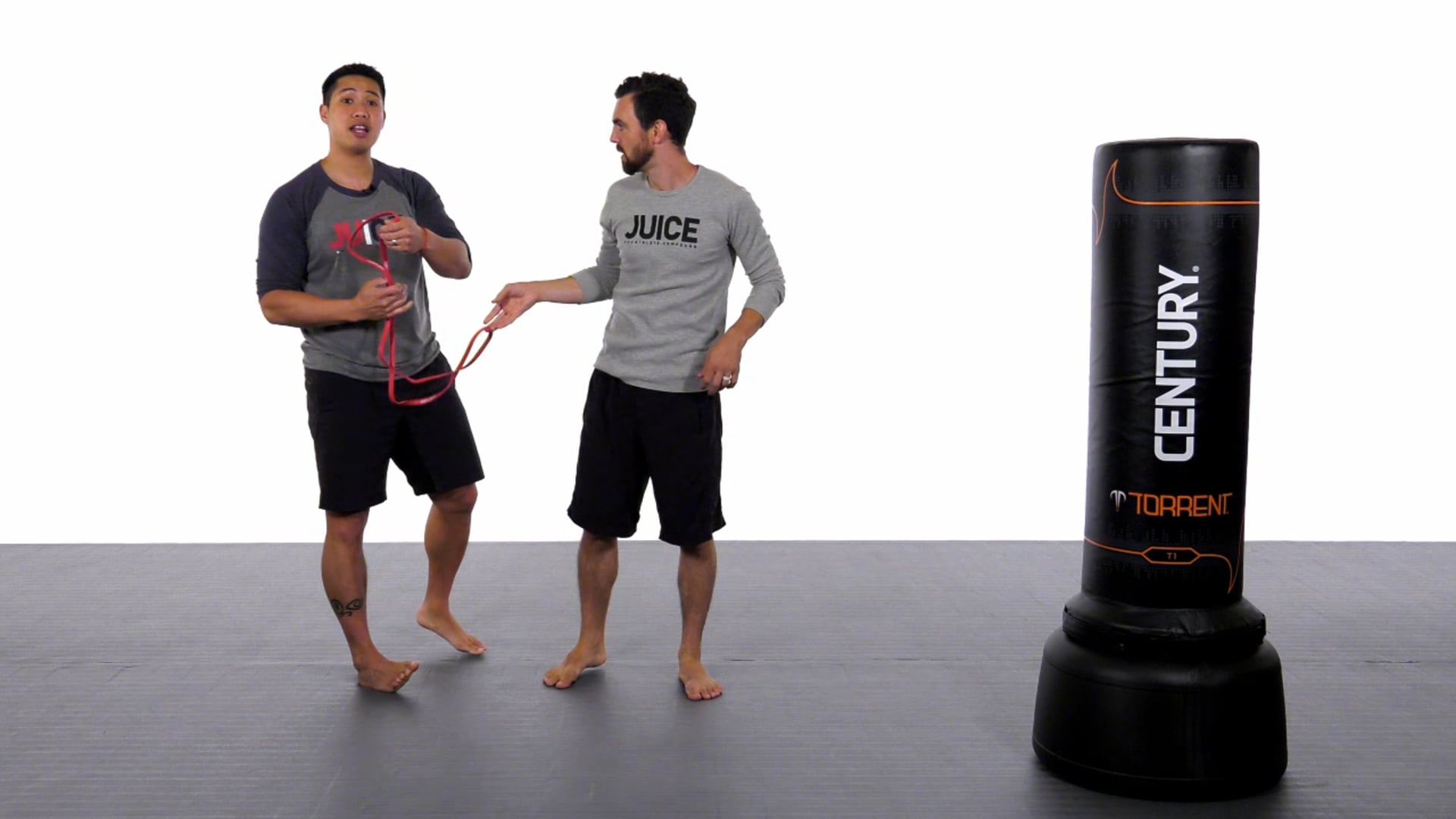 Jason Han - Fast Kick Drill with Band - Part 1