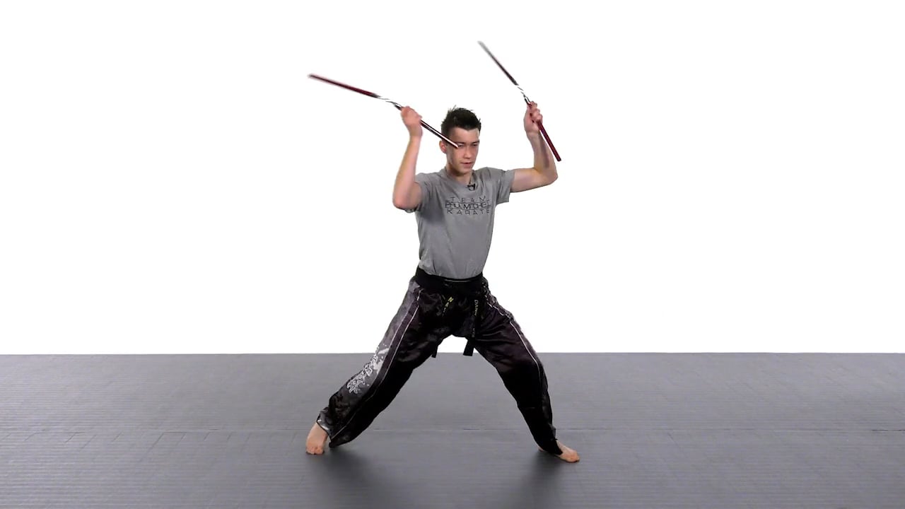 Danny Etkin - 4 Basic Nunchaku Strikes