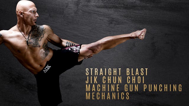 Straight Blast - Jik Chun Choi - Machine Gun Punching Mechanics
