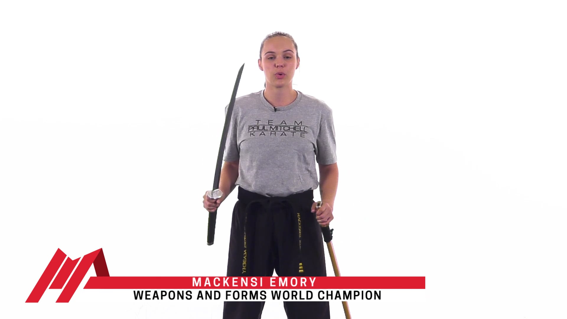 Mackensi Emory - How To Do a Figure 8 With a Sword