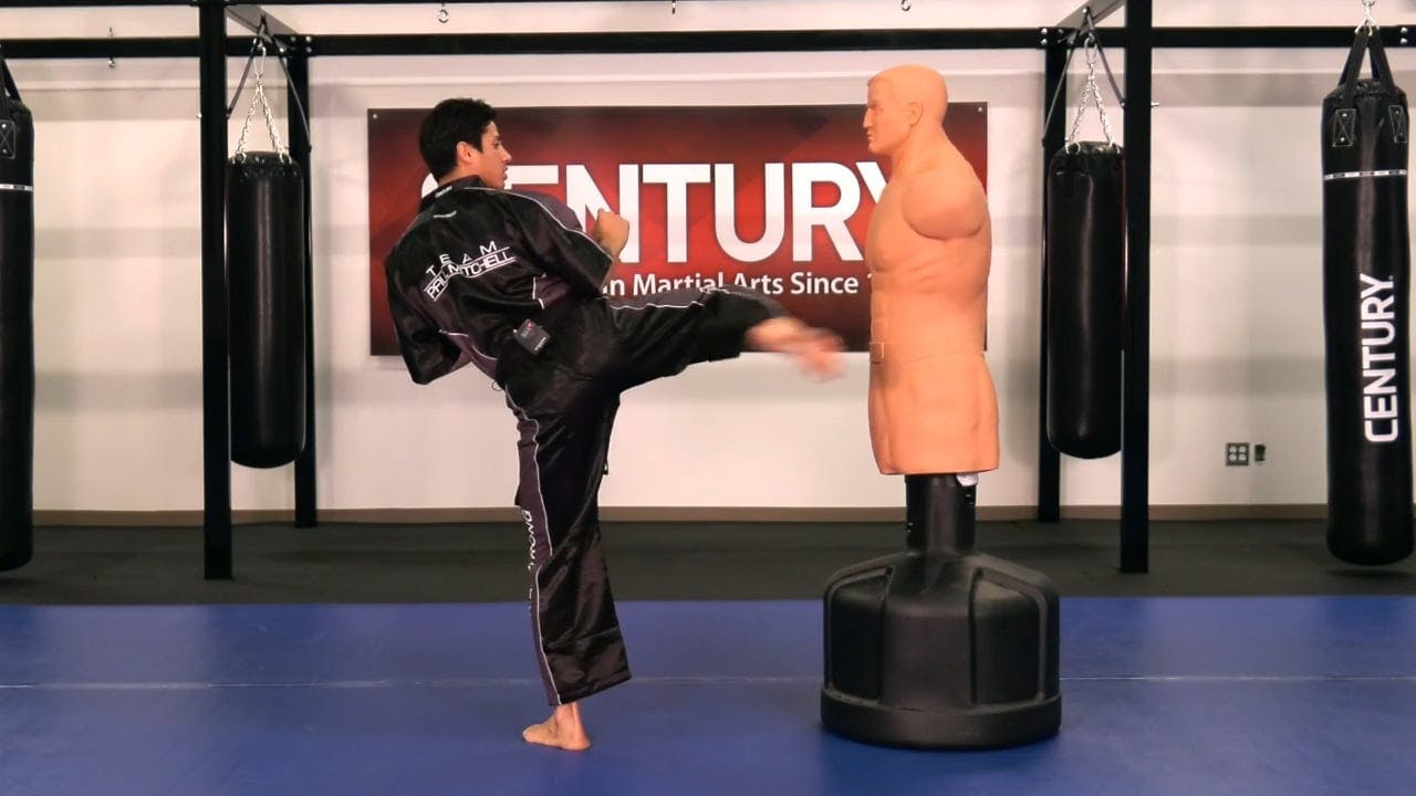 Justin Ortiz Round Kick Pyramid Drill MA Drills