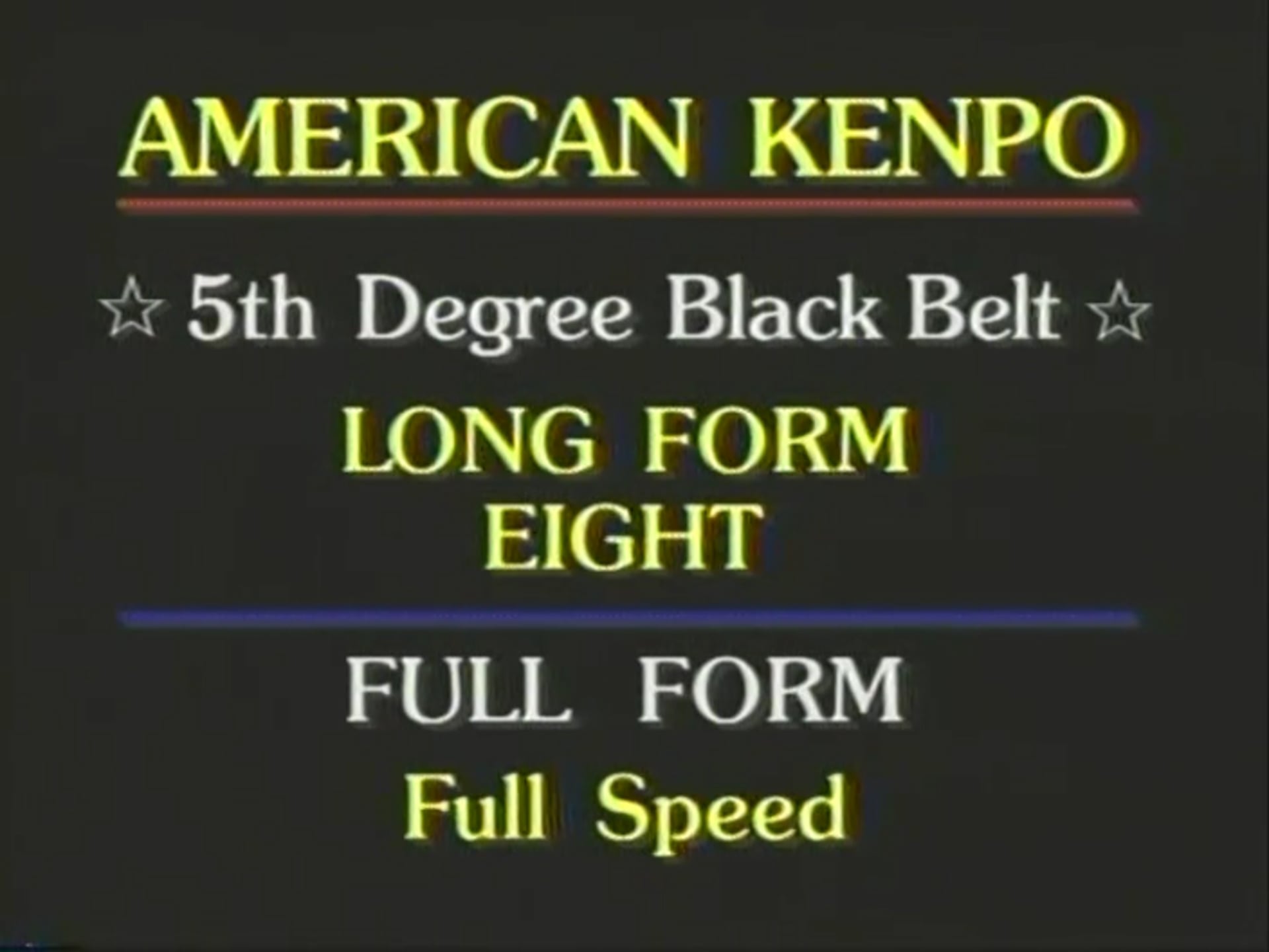 Mohamad Tabatabai - 5th Degree Black Belt Long Form 8