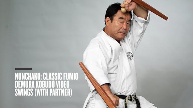 Nunchaku: Classic Fumio Demura Kobudo Video Swings (With Partner)