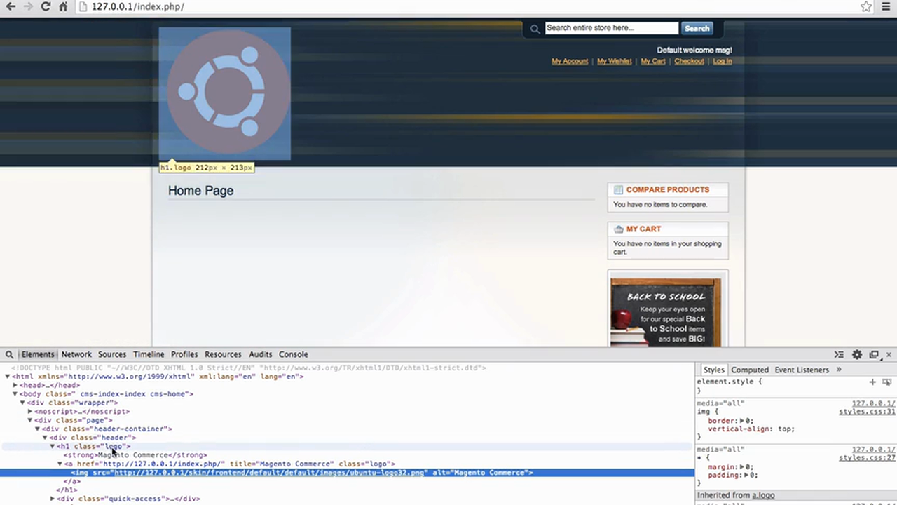 Magento Mechanics - Lesson 02: How to change the CSS anywhere on your site!