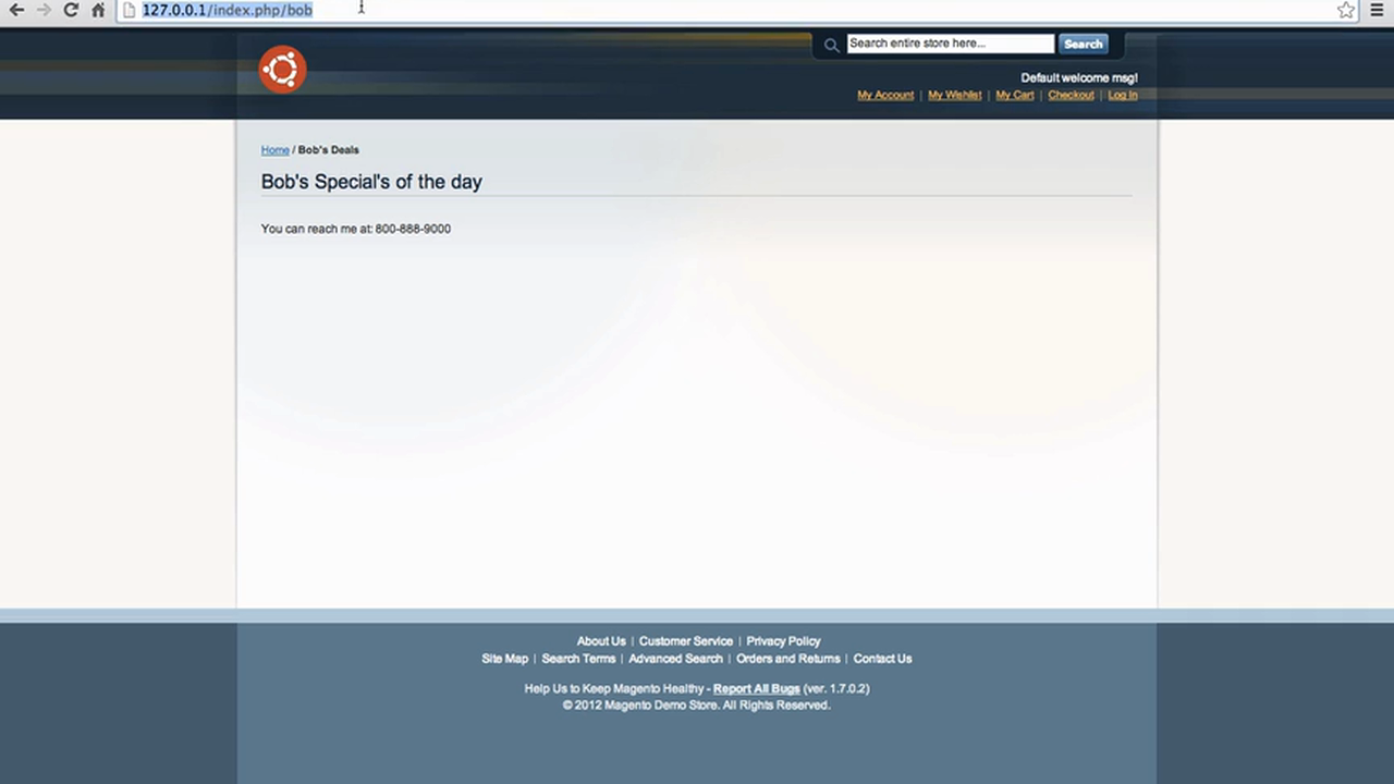 Magento Mechanics - Lesson 04: Create a new custom page on your site!