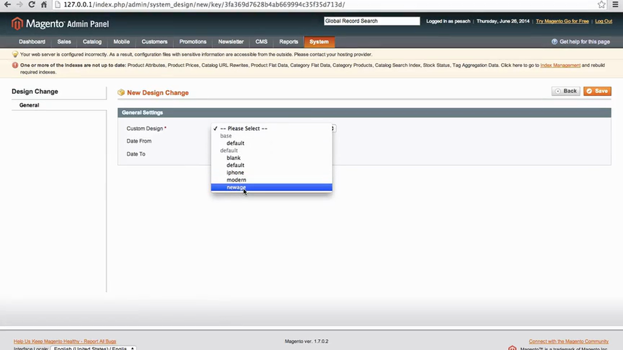 Magento Mechanics - Lesson 05: How to create your own theme from scratch!