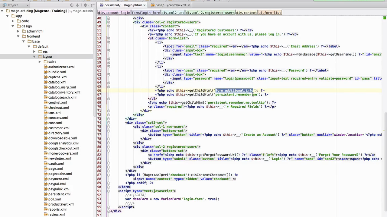 Magento Mechanics - Lesson 08: Find any sub-template file + template hints