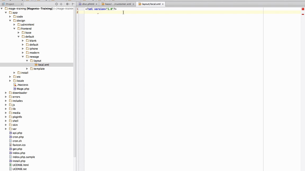 Magento Mechanics: Lesson 10 - How to add custom layout to your theme