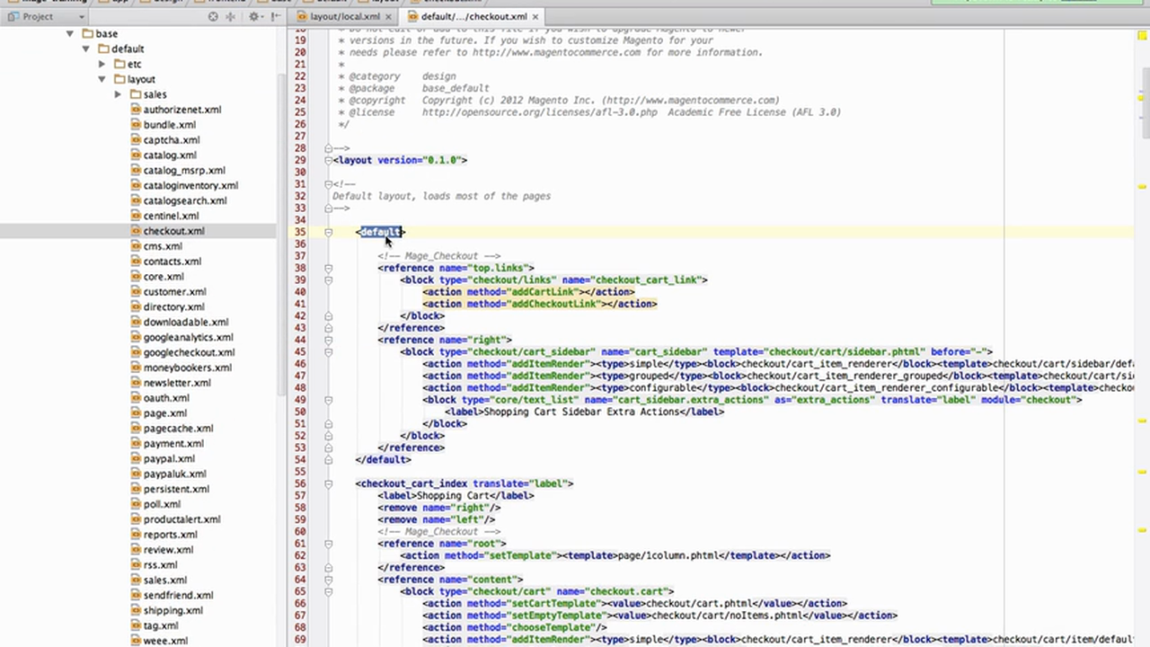 Magento Mechanics - Lesson 13: How to remove any block from any page