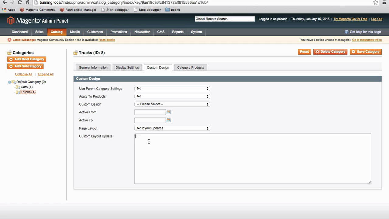 Magento Mechanics - Lesson 16: How to add custom block to any category page
