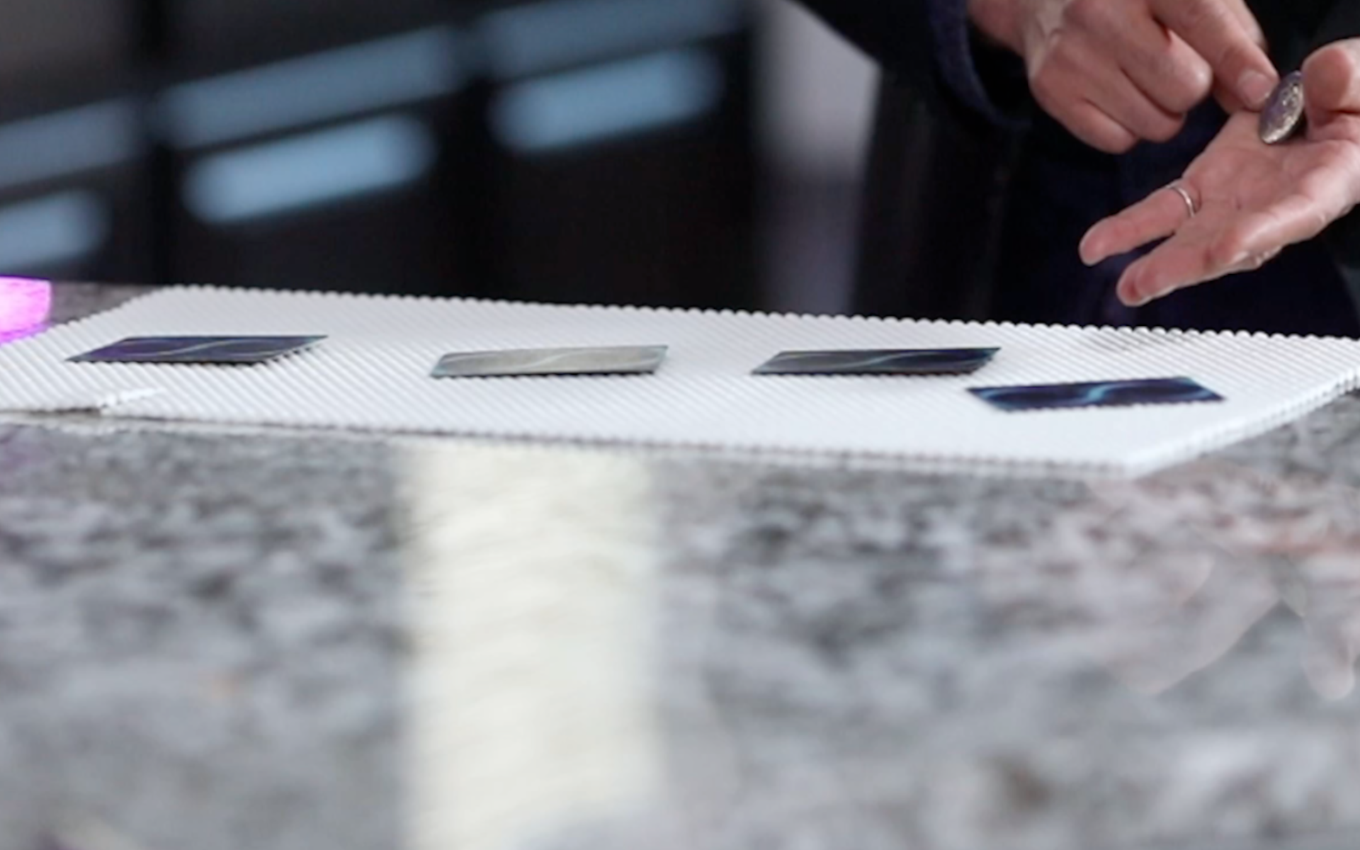 Advanced Four Coins and Four Cards Matrix (Using Back Palm and Classic Palm)