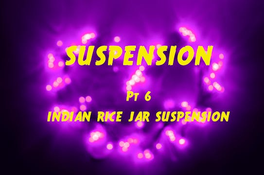 6 - INDIAN RICE JAR SUSPENSION