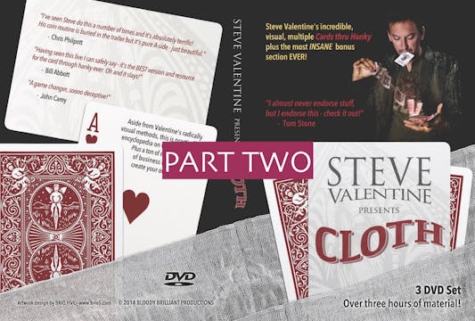 CLOTH -  PART TWO - CARDS, COINS & MORE