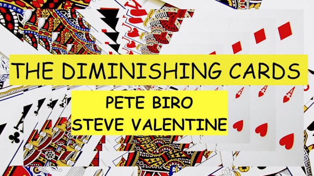 7 BIRO - VALENTINE DIMINISHING CARDS