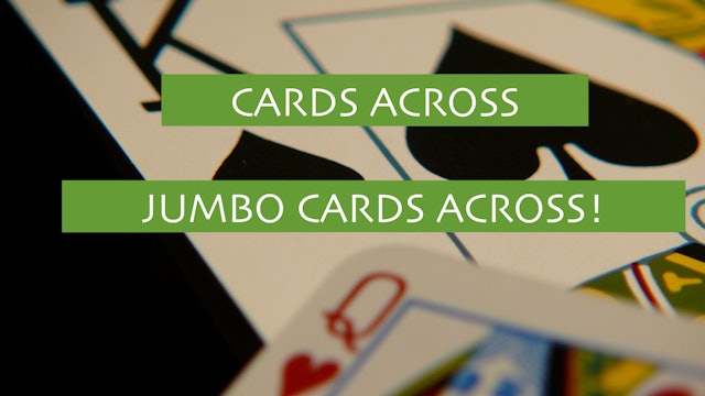 11 - JUMBO CARDS ACROSS