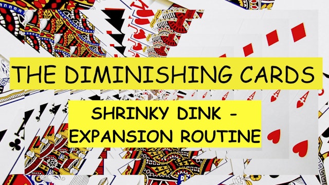 31 SHRINKY DINK EXPANSION ROUTINE - DIMINISHING CARDS