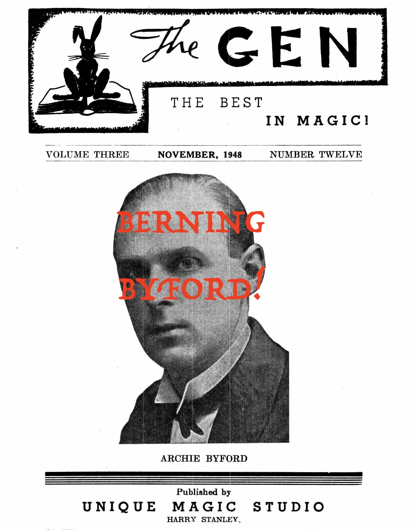 BYFORD 9 - BERNING BYFORD - THE CONVOCATIONAL JACKS