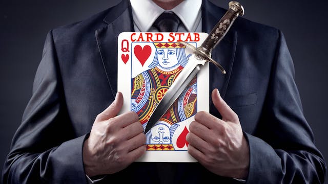 CARD STABS - STABBING BETWEEN THE CARDS - FULL PRO TEACH IN - 10 VIDEOS
