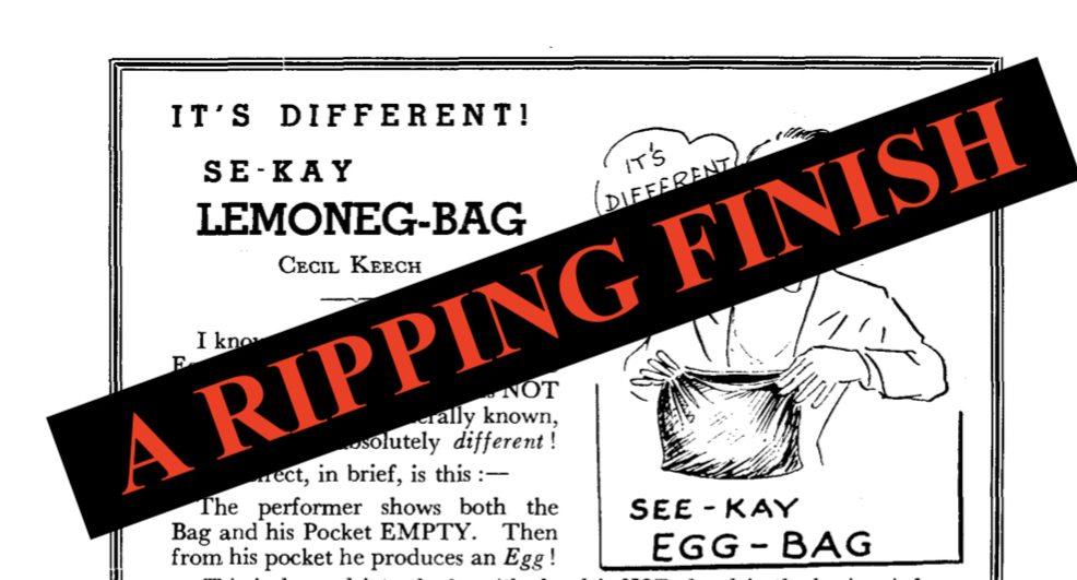 9 LemonEg Bag - A Ripping Finish