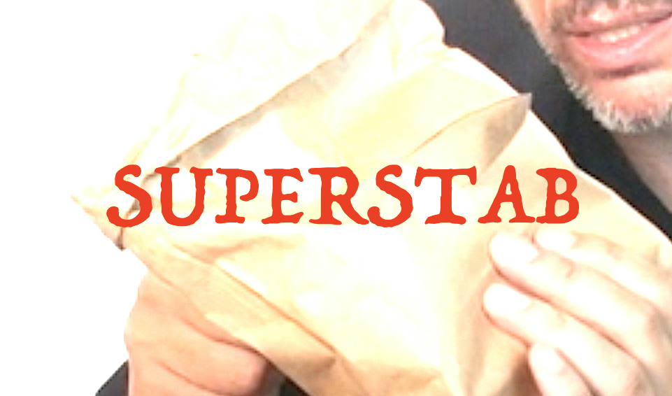 SUPER STAB - THE PAPER BAG CARD STAB -  A PRO TEACH-IN