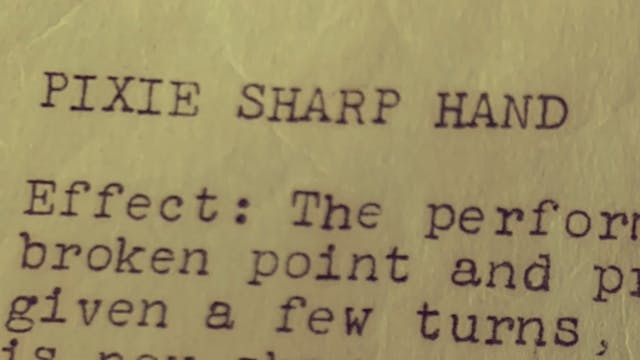 PIXIE SHARP HAND