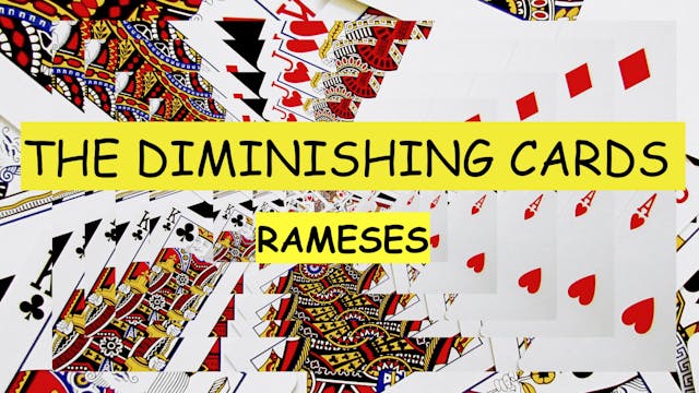 12 THE RAMESES DIMINISHING CARDS