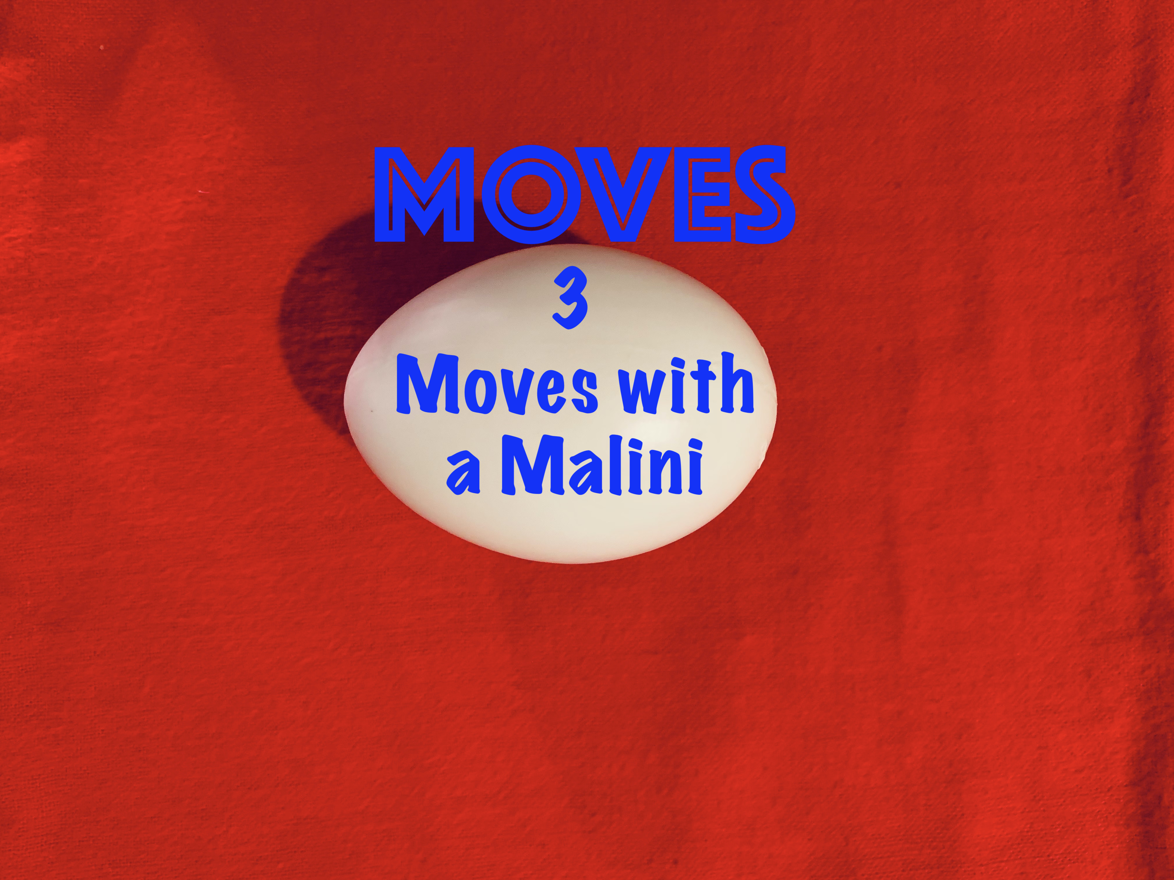 3) EGG BAG HANDLING & MOVES - MOVES WITH A MALINI