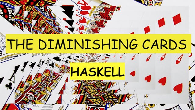 2 HASKELL'S DIMINISHING CARDS